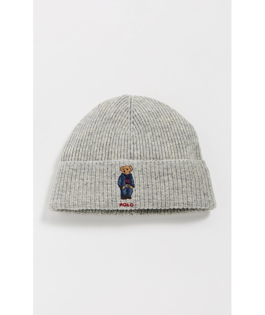 RALPH LAUREN Серая шапка, фото 4
