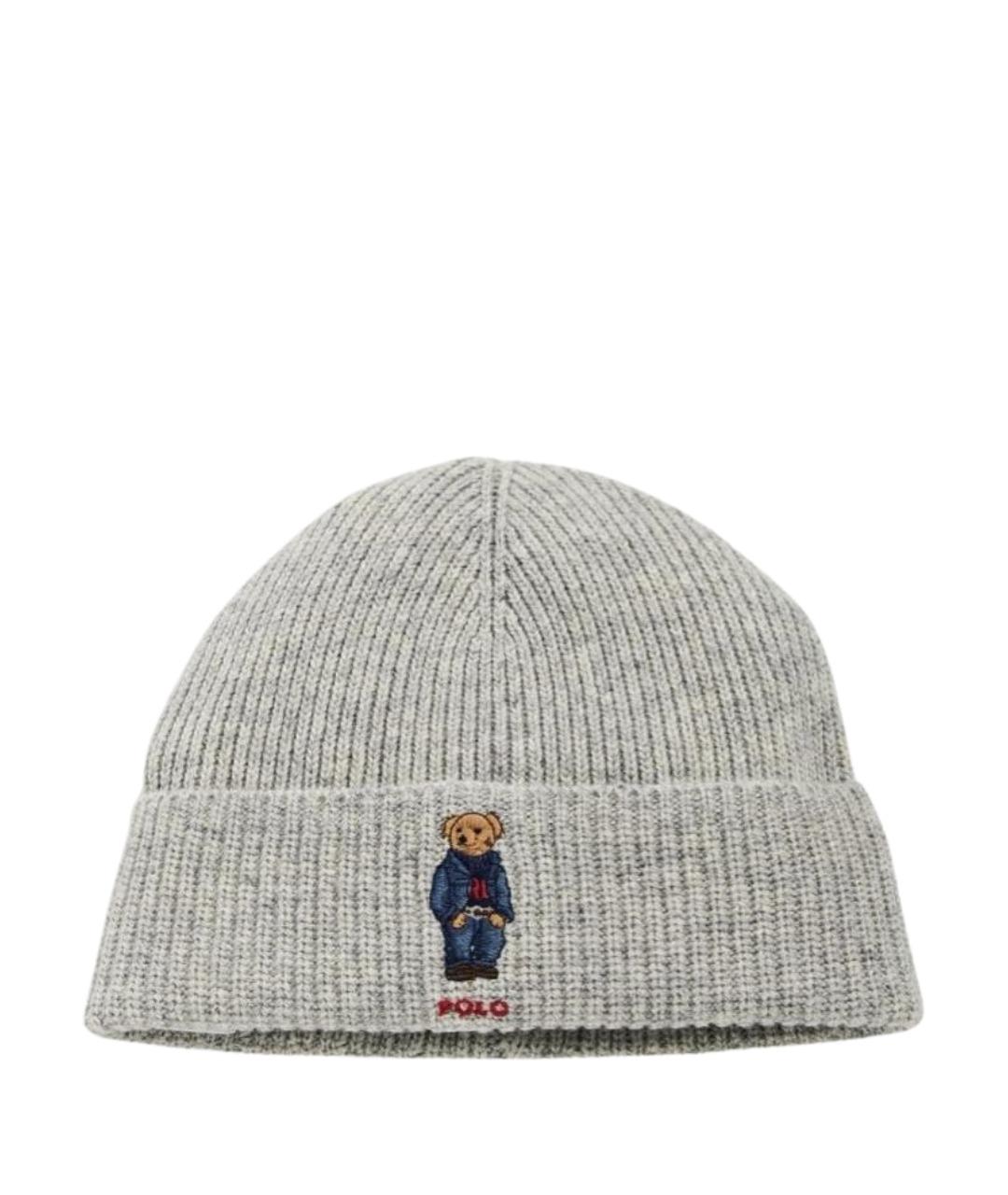 RALPH LAUREN Серая шапка, фото 1