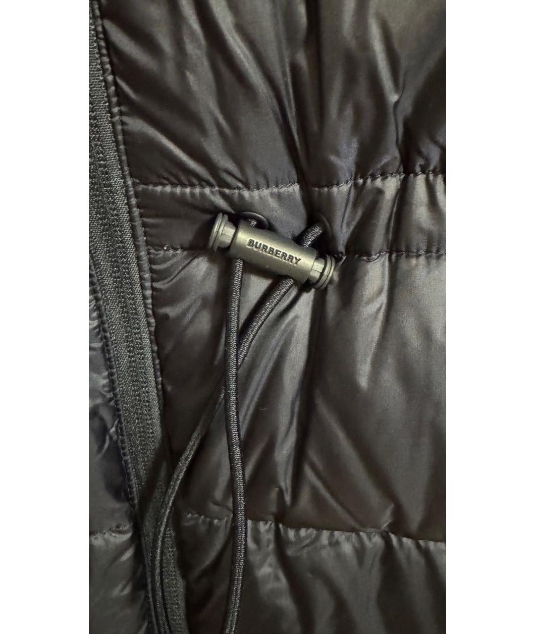 BURBERRY Темно-синий пуховик, фото 5