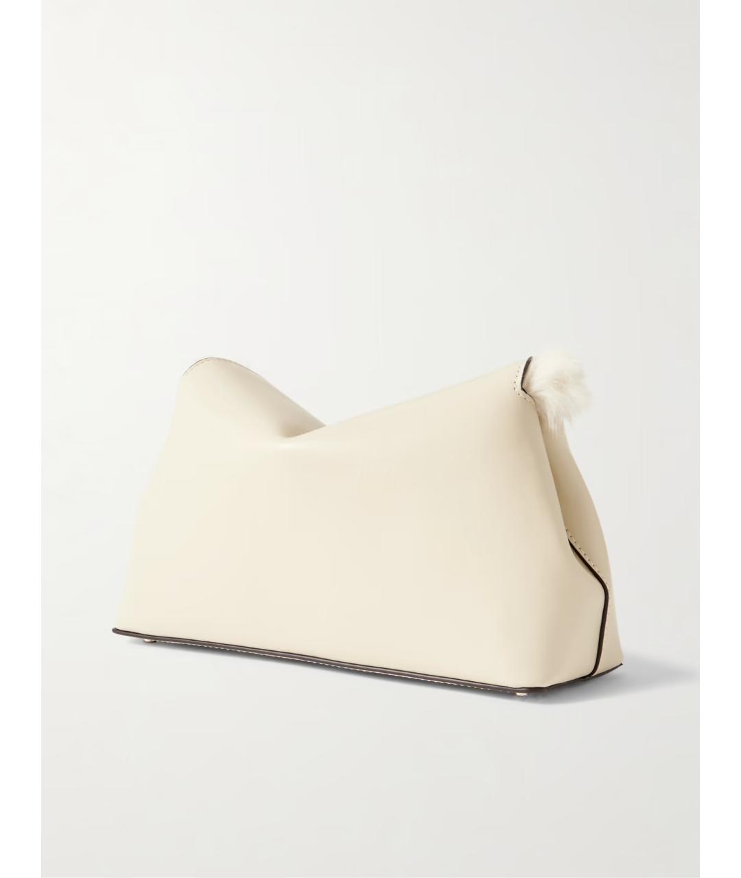 TOTEME Бежевая кожаная сумка через плечо, фото 4