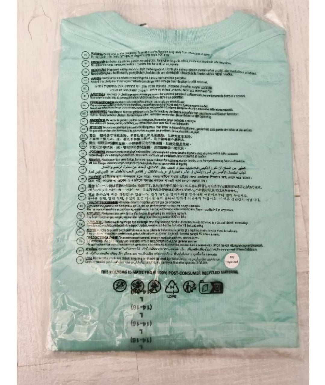 POLO RALPH LAUREN Голубая хлопковая детская футболка, фото 5