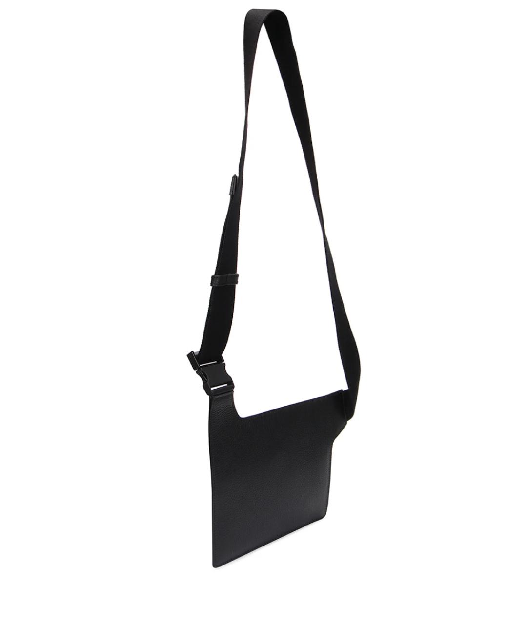 DOLCE&GABBANA Черная кожаная сумка на плечо, фото 7