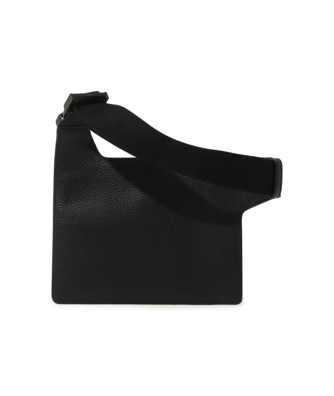 DOLCE&GABBANA Черная кожаная сумка на плечо, фото 4