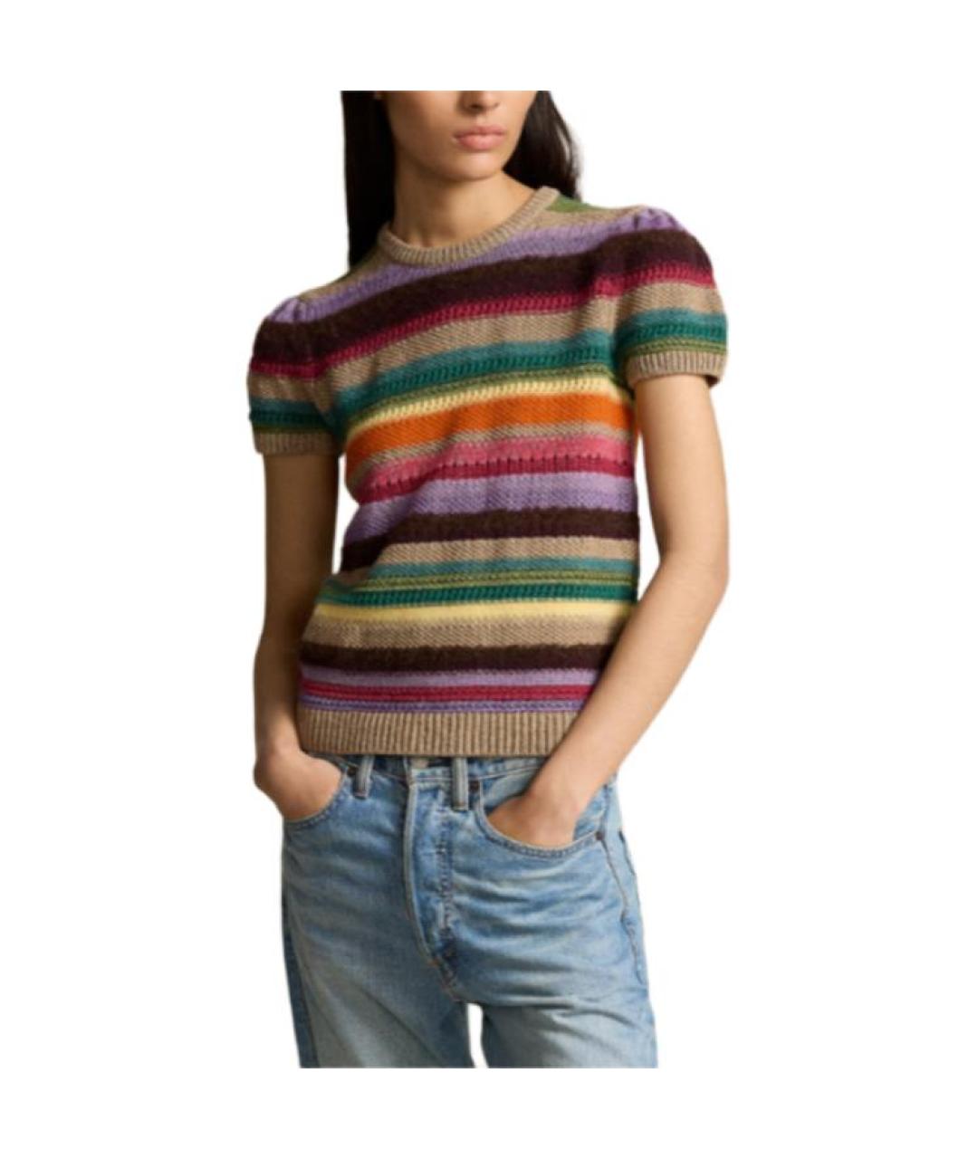 POLO RALPH LAUREN Мульти льняной джемпер / свитер, фото 3