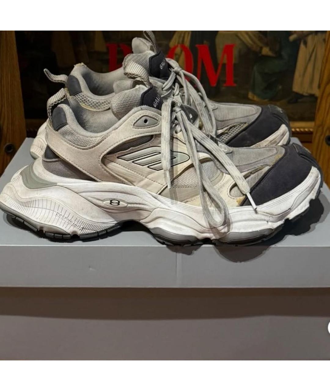 BALENCIAGA Белые кроссовки, фото 4