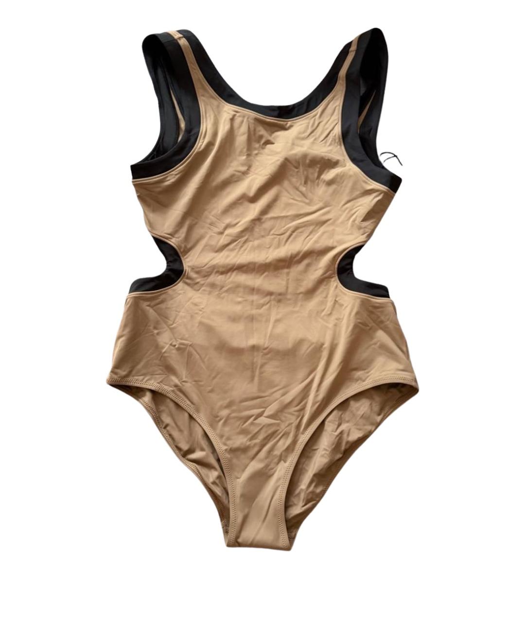 STAUD Бежевый полиэстеровый купальник, фото 1