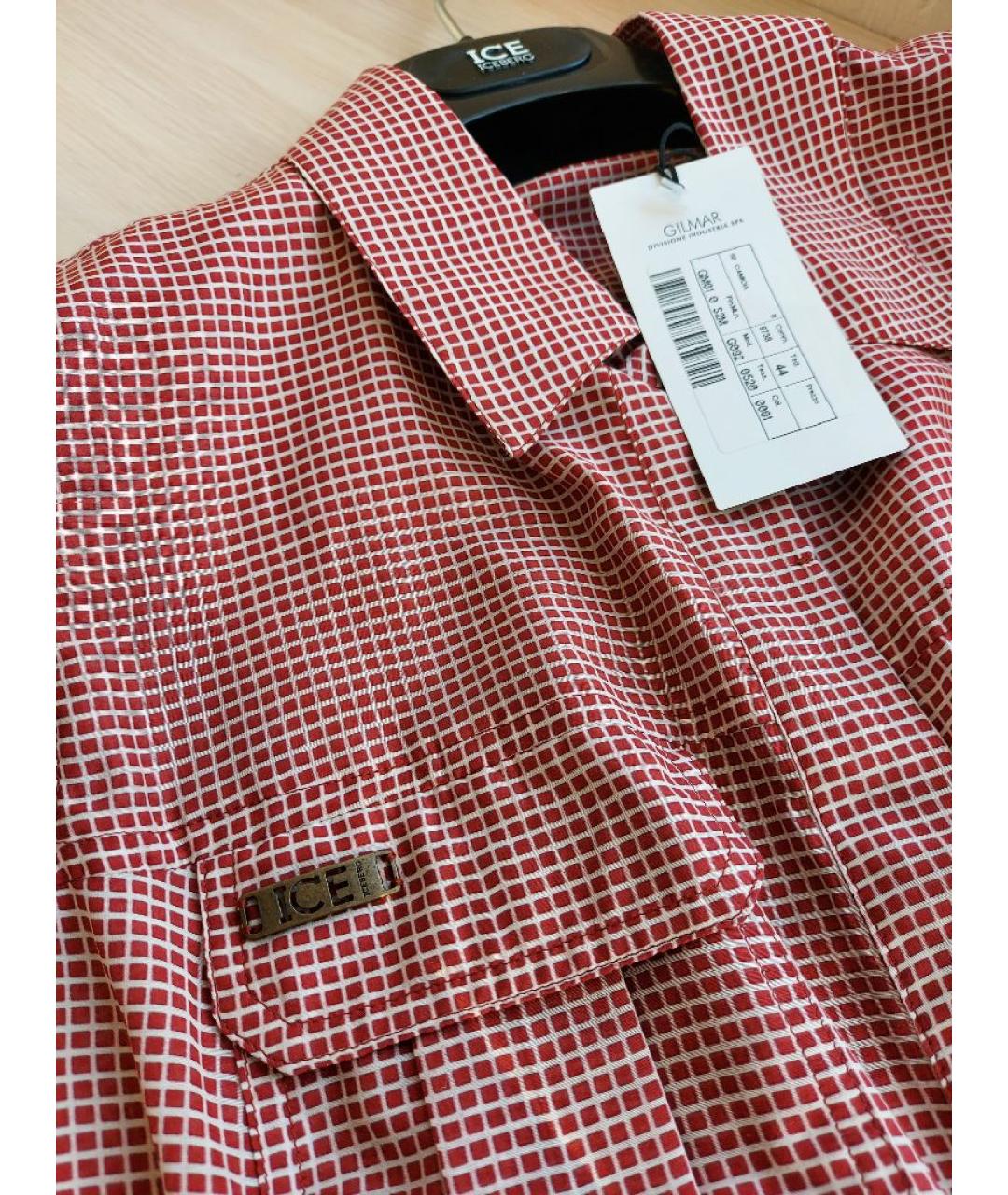 ICEBERG Коралловая хлопковая блузы, фото 4