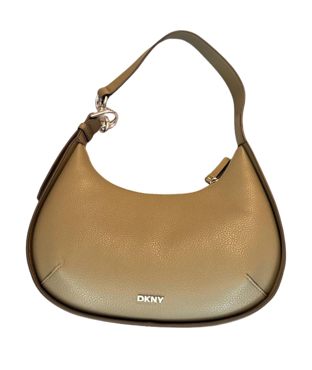 DKNY Хаки сумка с короткими ручками, фото 1