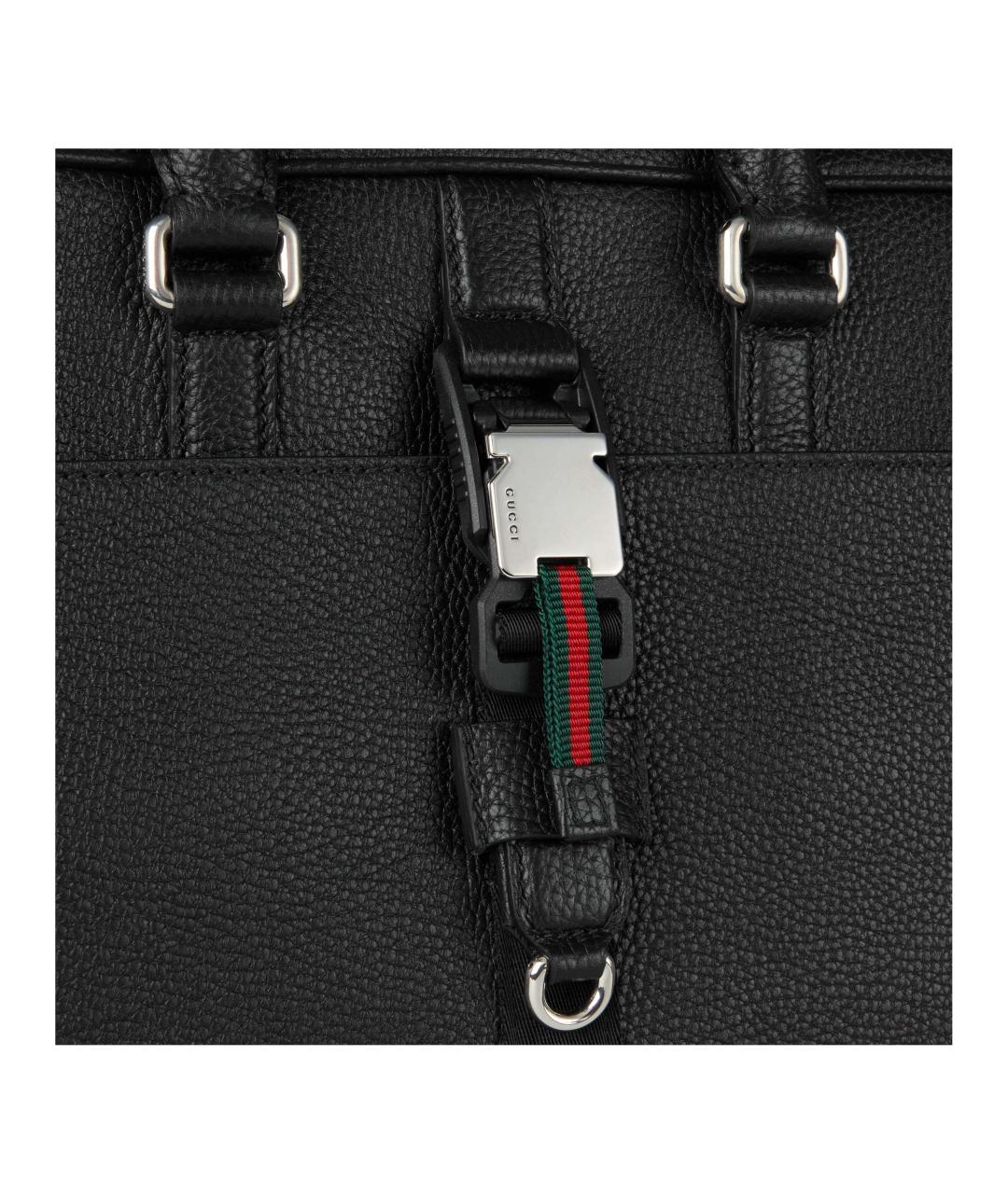 GUCCI Черный портфель, фото 6