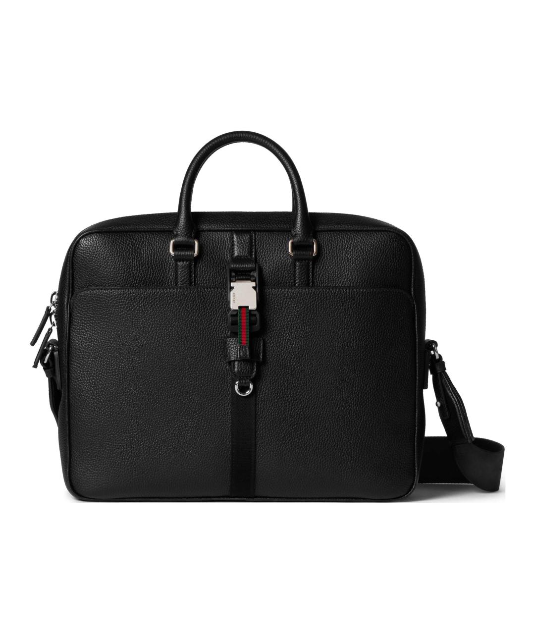 GUCCI Черный портфель, фото 1