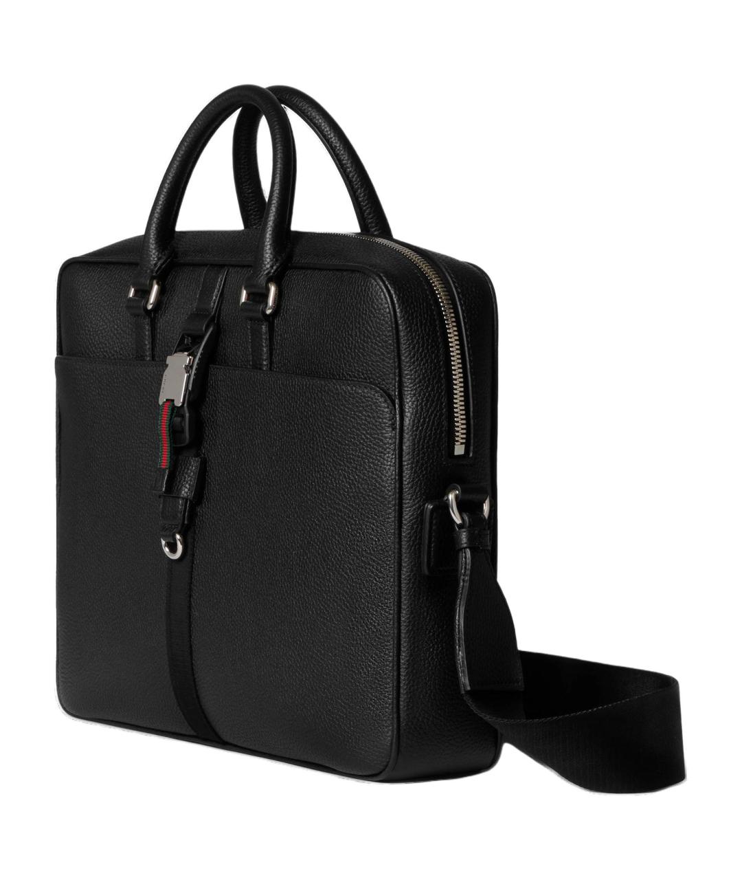 GUCCI Черный портфель, фото 2