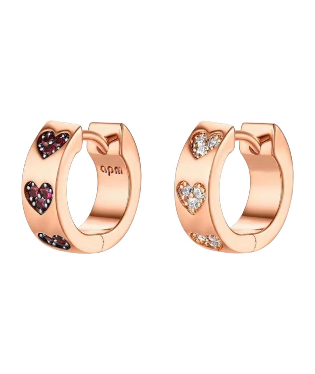 APM Monaco Розовые серьги, фото 1