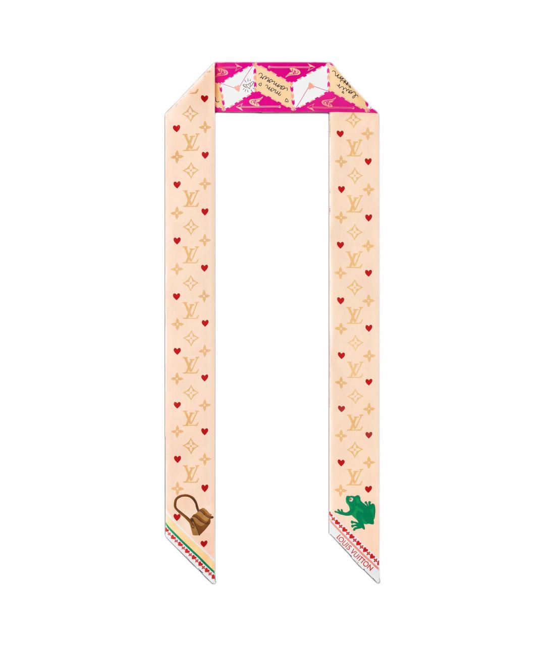 LOUIS VUITTON Мульти шелковый платок, фото 2