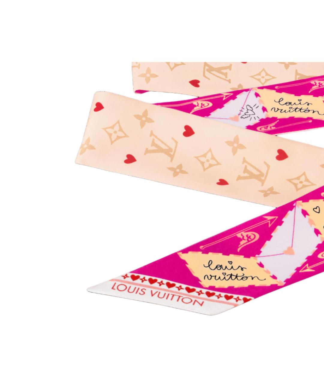 LOUIS VUITTON Мульти шелковый платок, фото 3