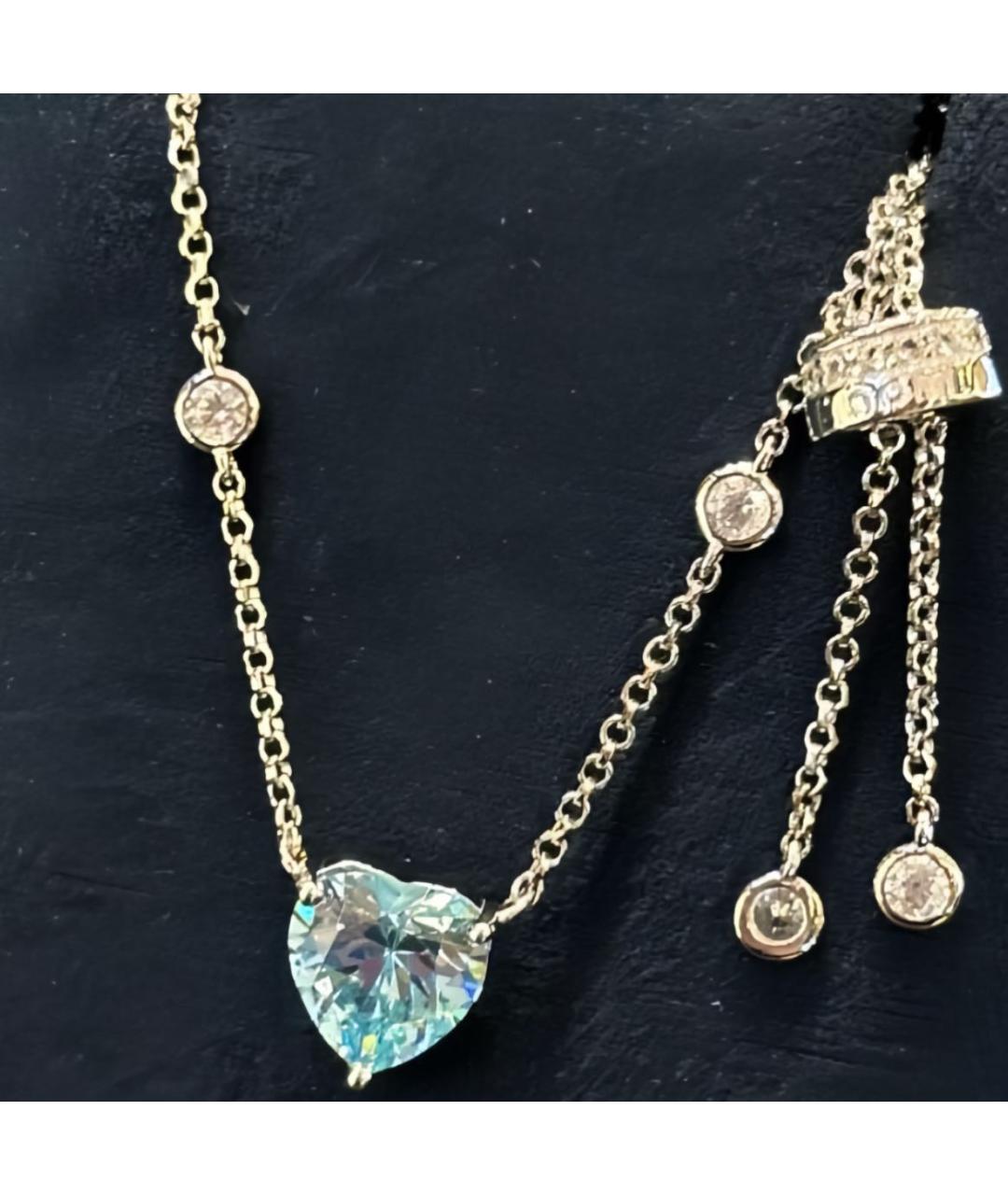 APM Monaco Голубое серебряное колье, фото 6