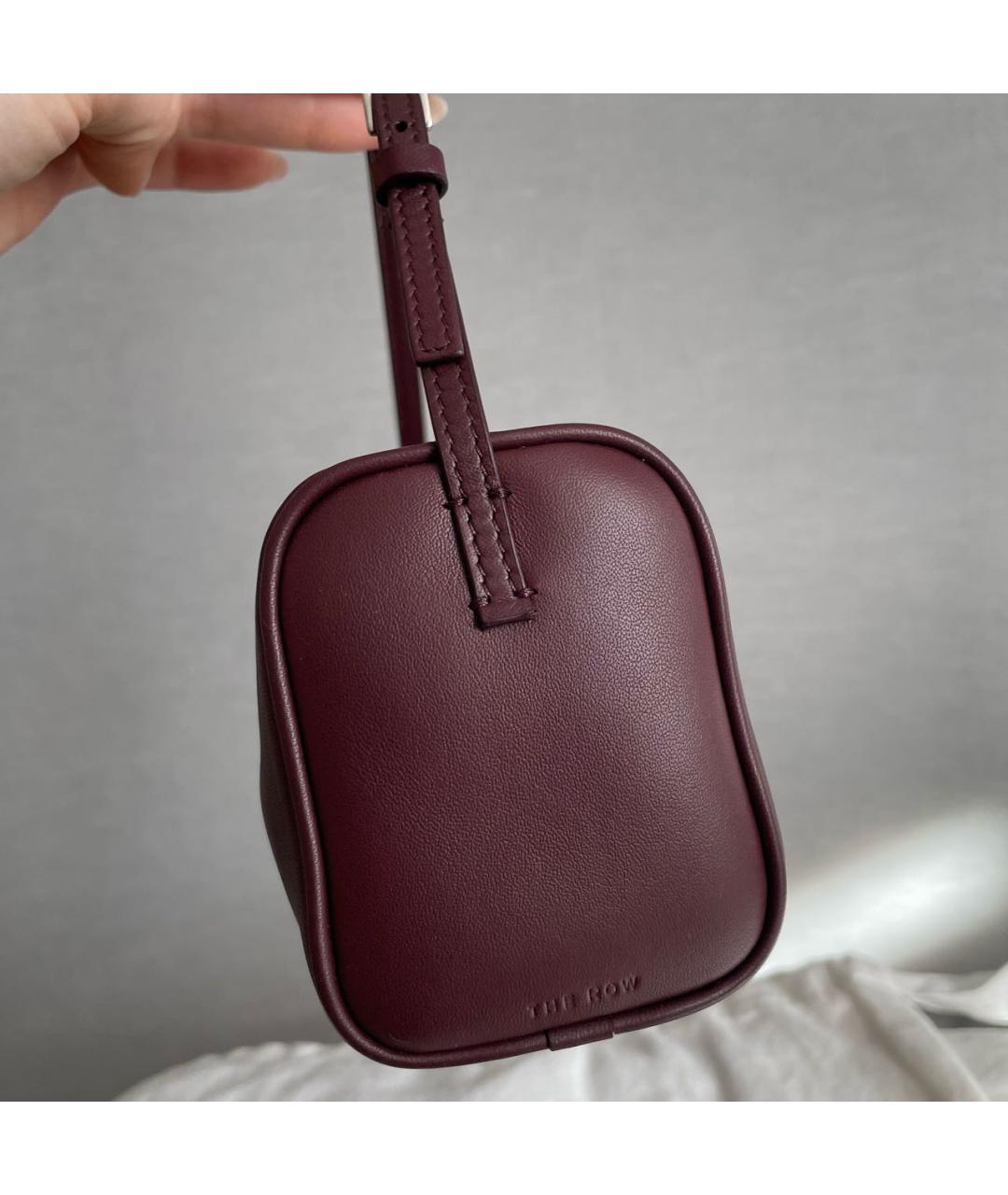 THE ROW Кожаная сумка с короткими ручками, фото 7