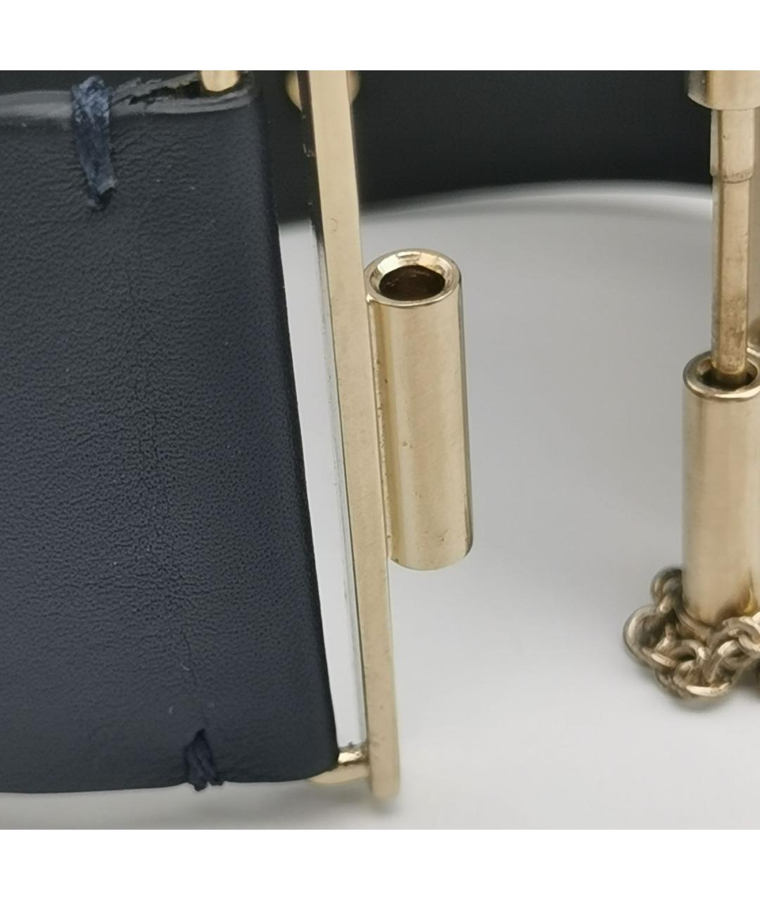 CHANEL Черный кожаный браслет, фото 7