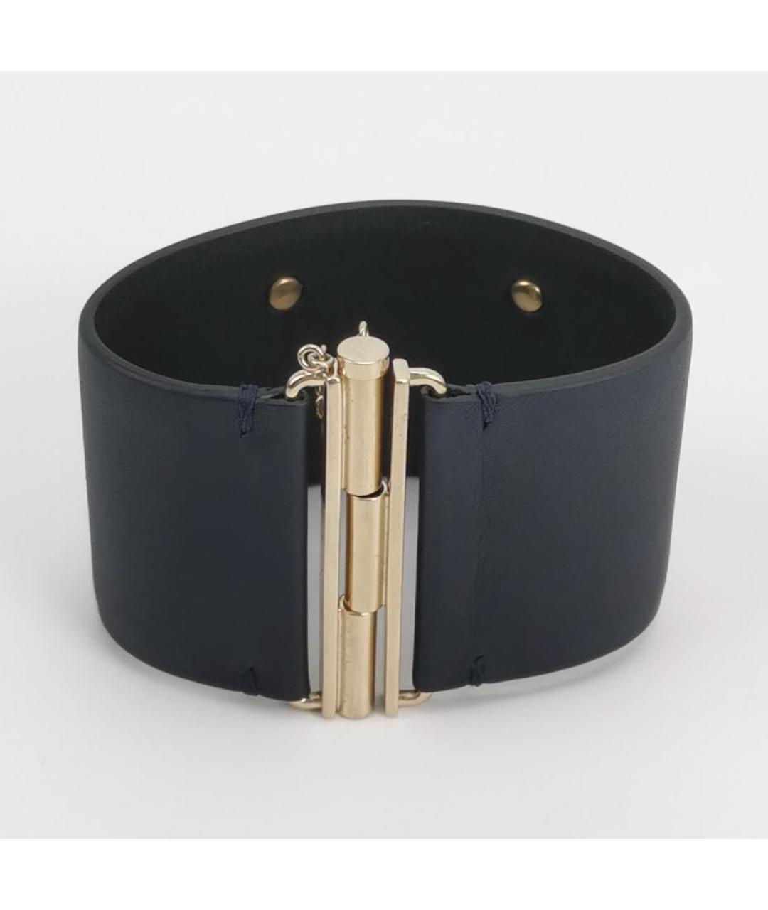 CHANEL Черный кожаный браслет, фото 2