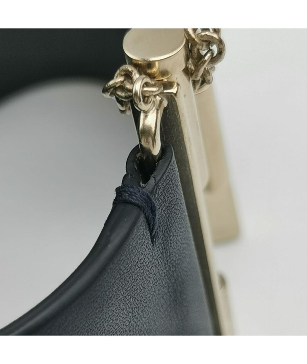 CHANEL Черный кожаный браслет, фото 6