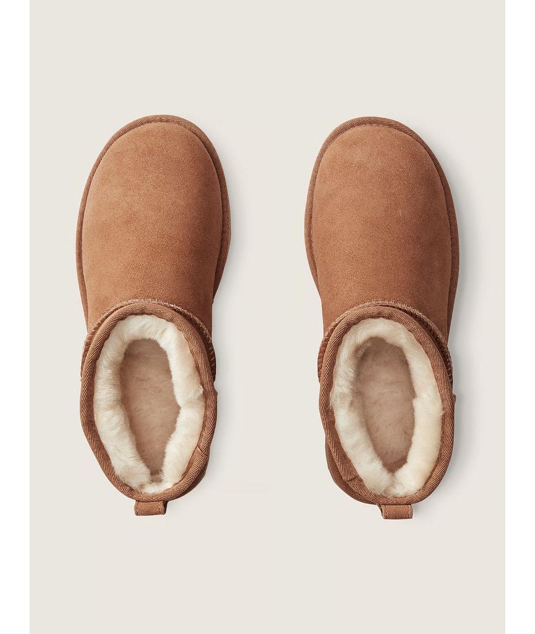 UGG AUSTRALIA Коричневые замшевые ботинки, фото 2