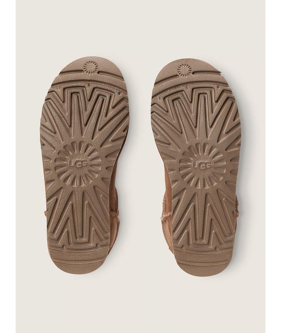 UGG AUSTRALIA Коричневые замшевые ботинки, фото 3