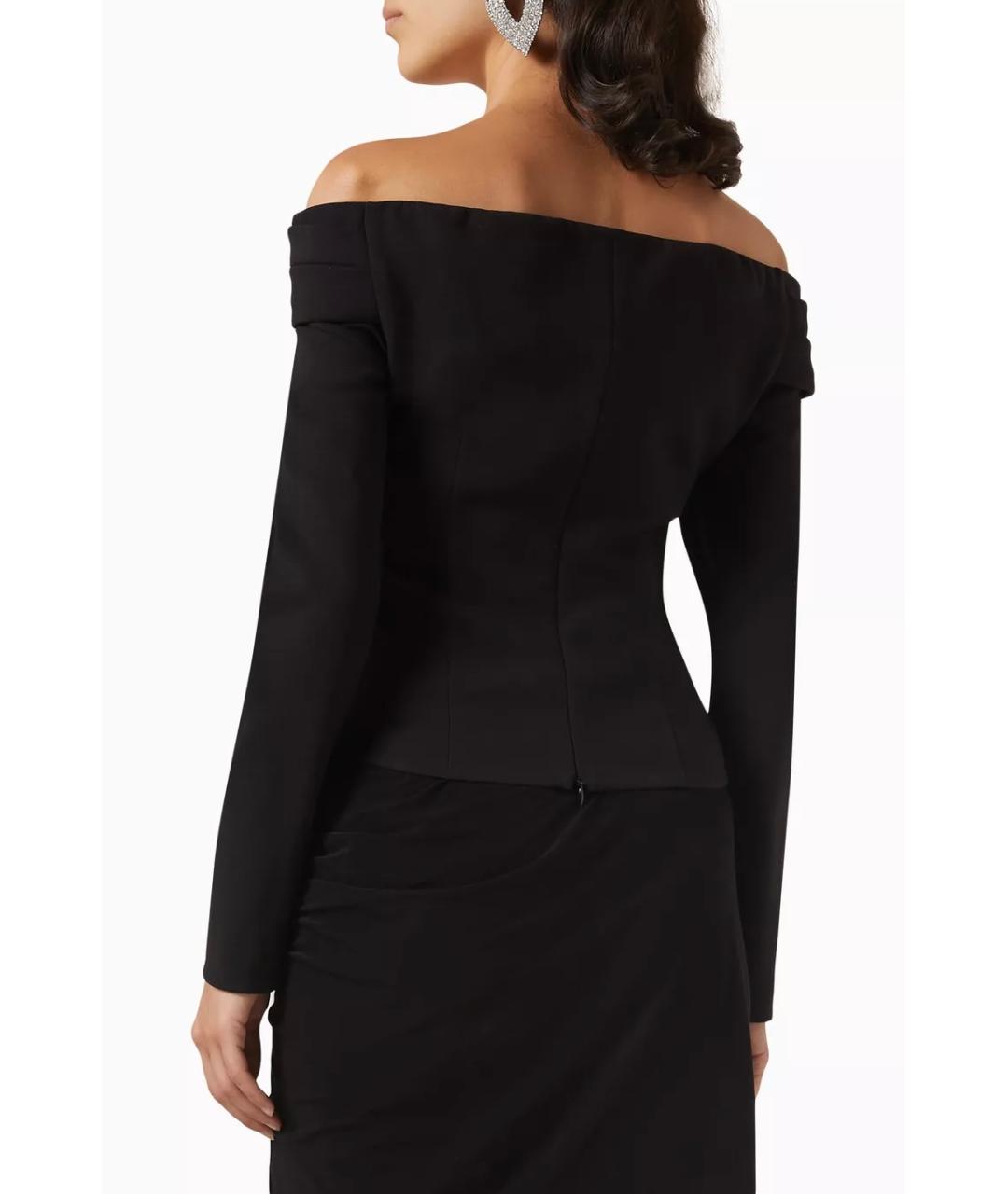 MAGDA BUTRYM Черная шерстяная блузы, фото 6