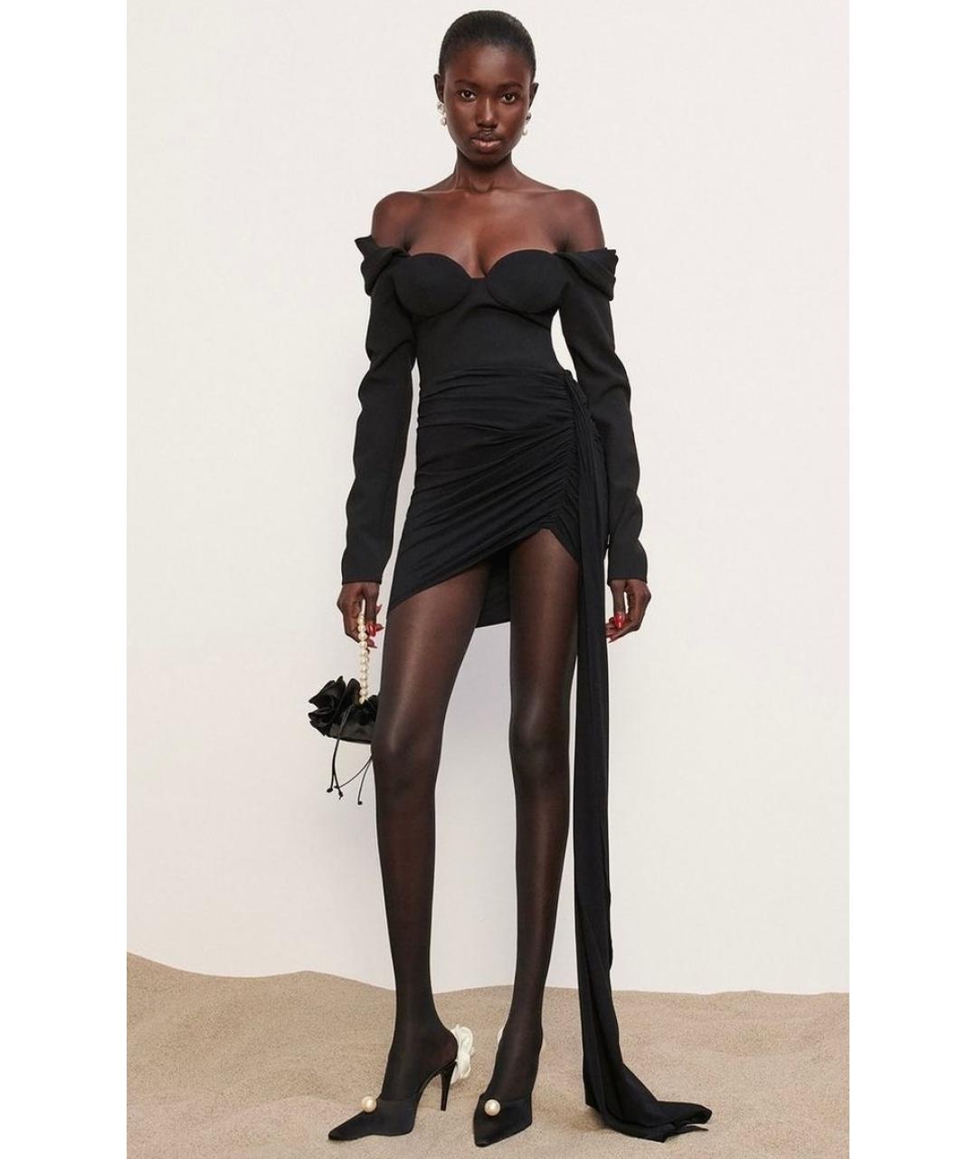 MAGDA BUTRYM Черная шерстяная блузы, фото 2