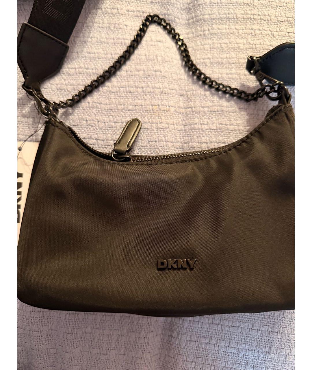 DKNY Черная сумка через плечо, фото 3