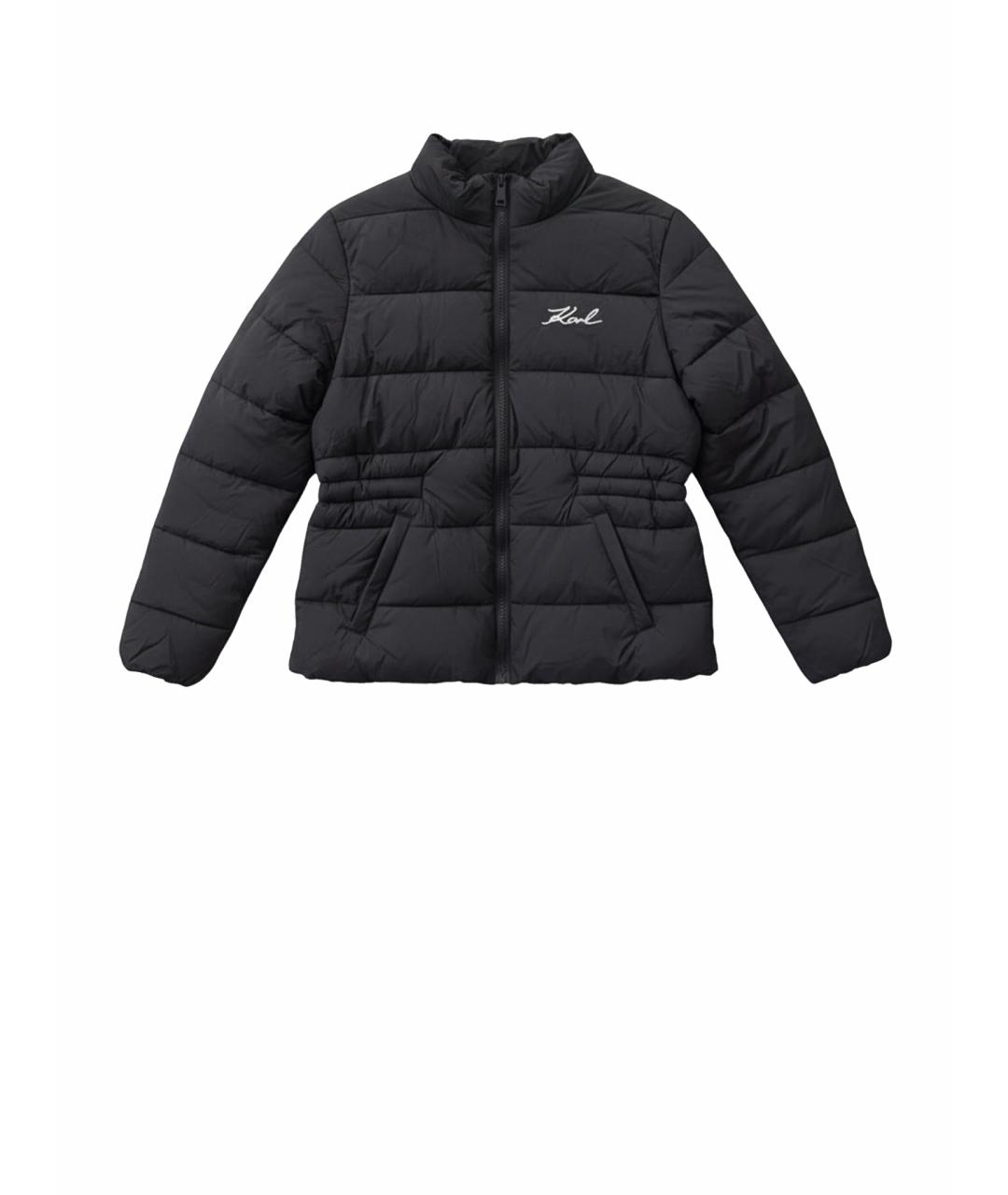 KARL LAGERFELD Черная полиэстеровая куртка, фото 1