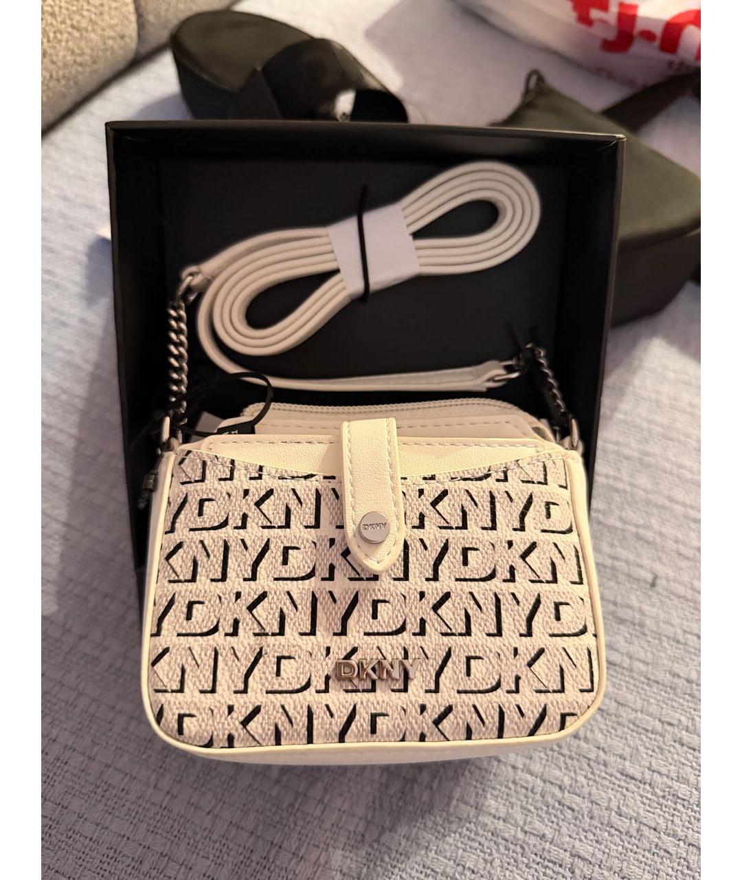 DKNY Белая сумка через плечо, фото 5