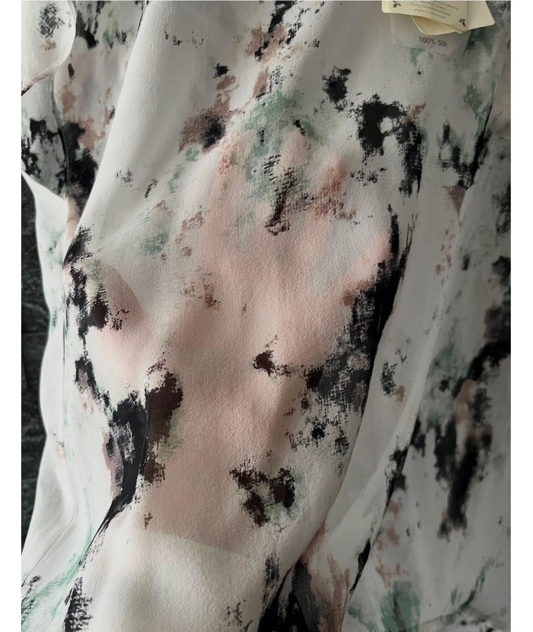 American vintage Мульти шелковая блузы, фото 4