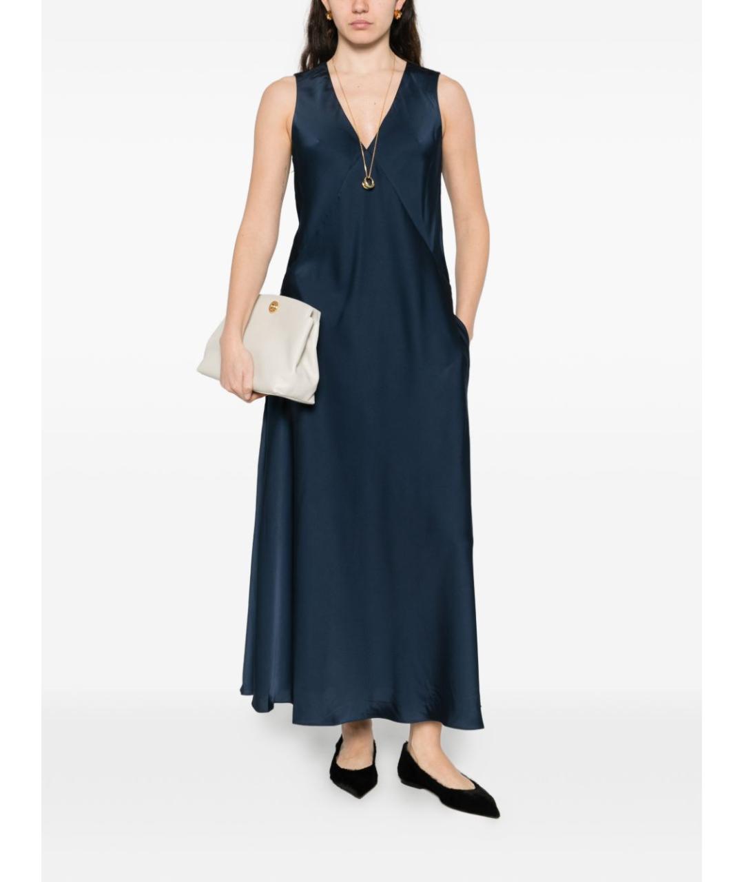 MICHAEL KORS Синее полиэстеровое повседневное платье, фото 2