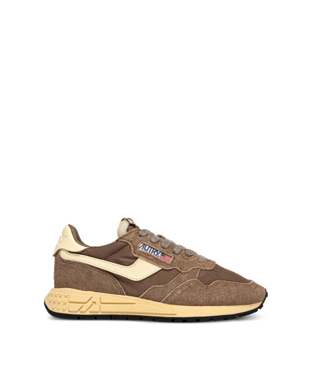 AUTRY Коричневые замшевые кроссовки, фото 1