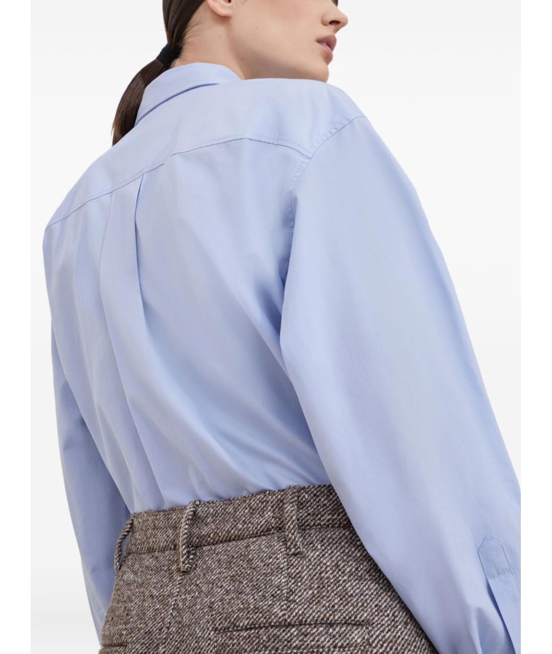 BRUNELLO CUCINELLI Коричневая шерстяная юбка макси, фото 4