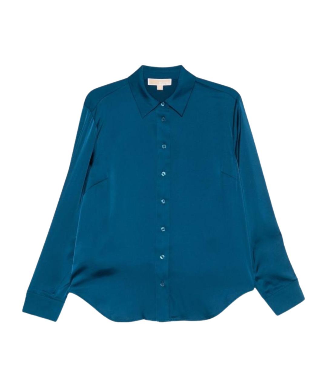 MICHAEL KORS Синяя полиэстеровая рубашка, фото 1