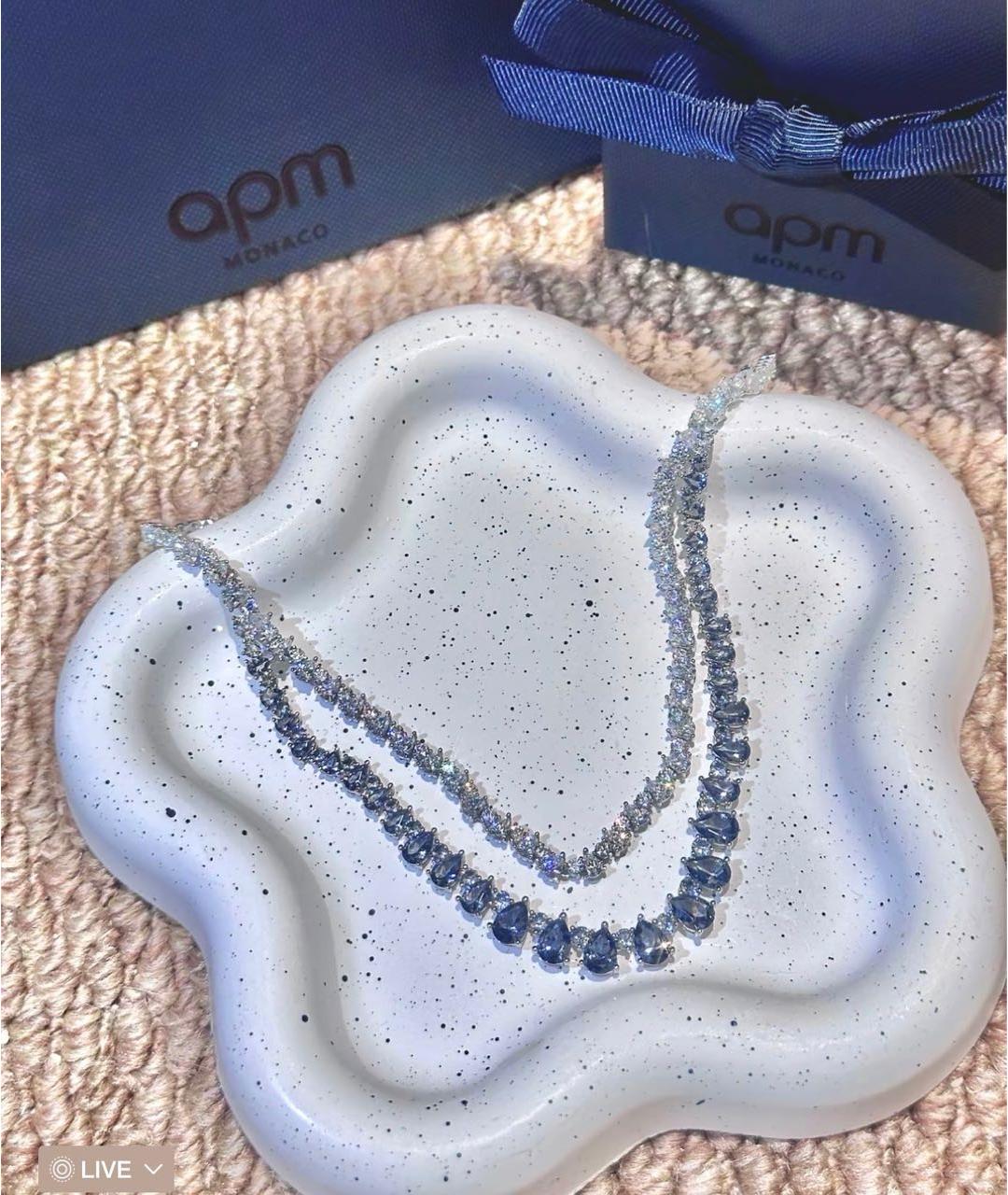 APM Monaco Серебряное серебряное колье, фото 7