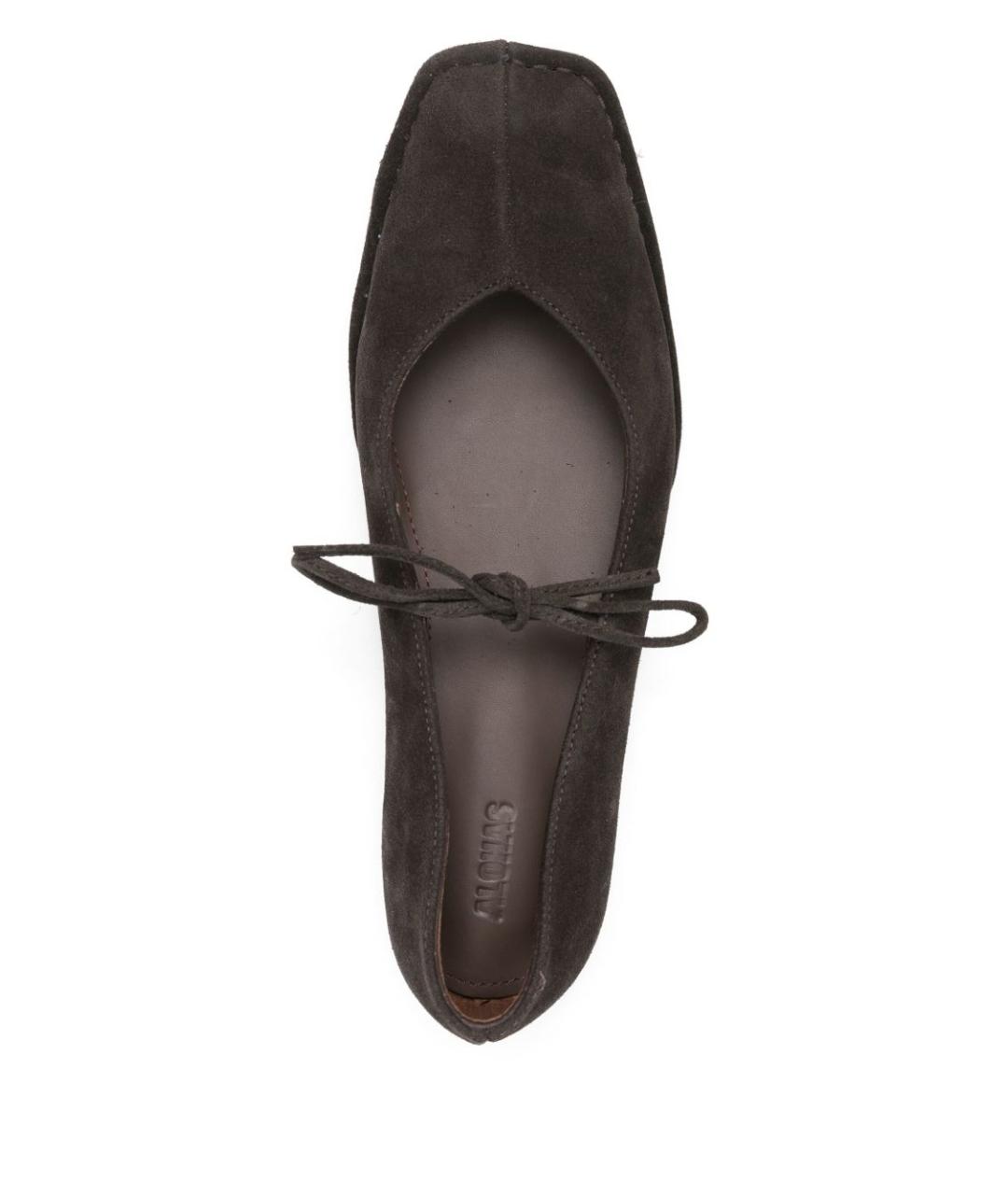 ALOHAS Коричневые замшевые балетки, фото 4