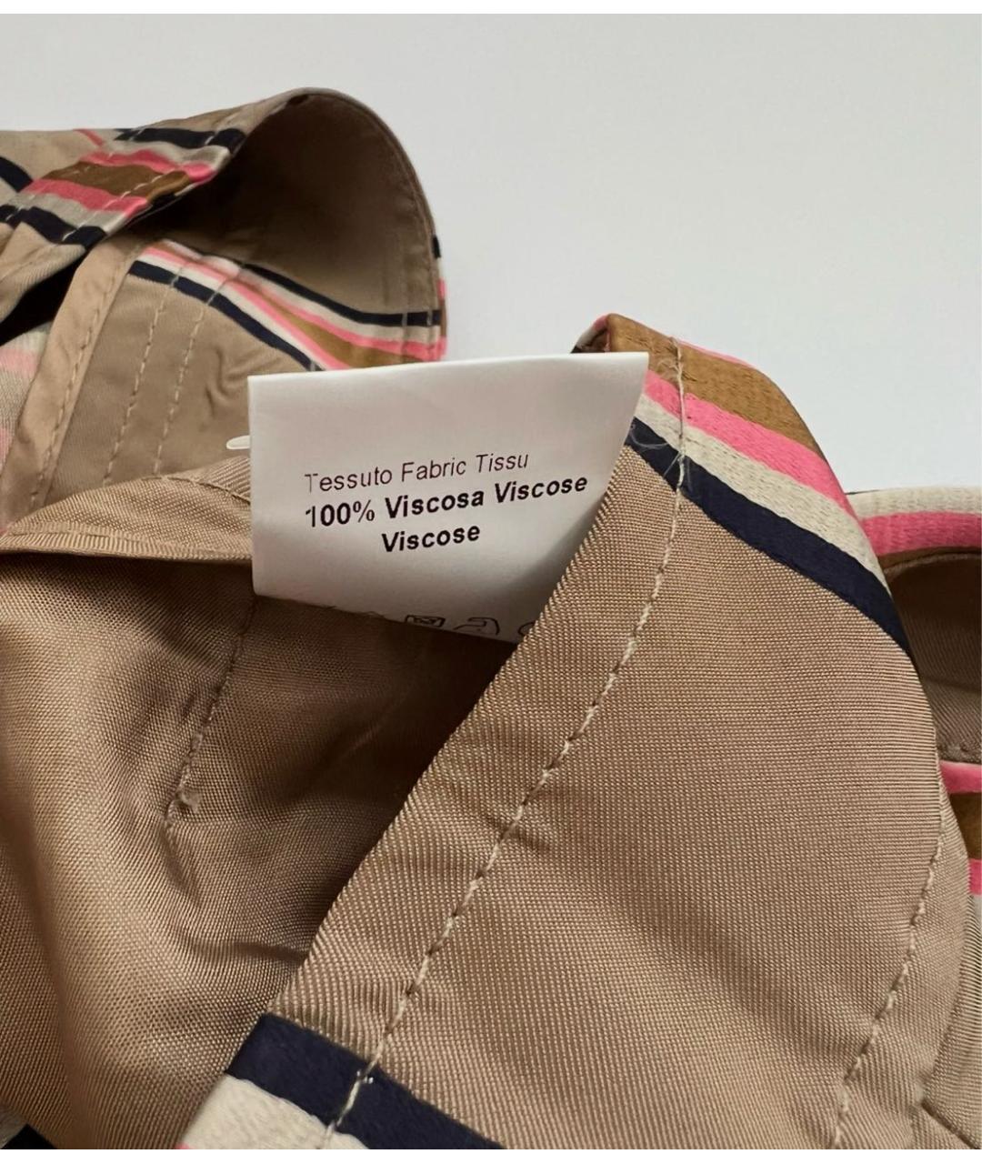 DONDUP Мульти вискозные прямые брюки, фото 5