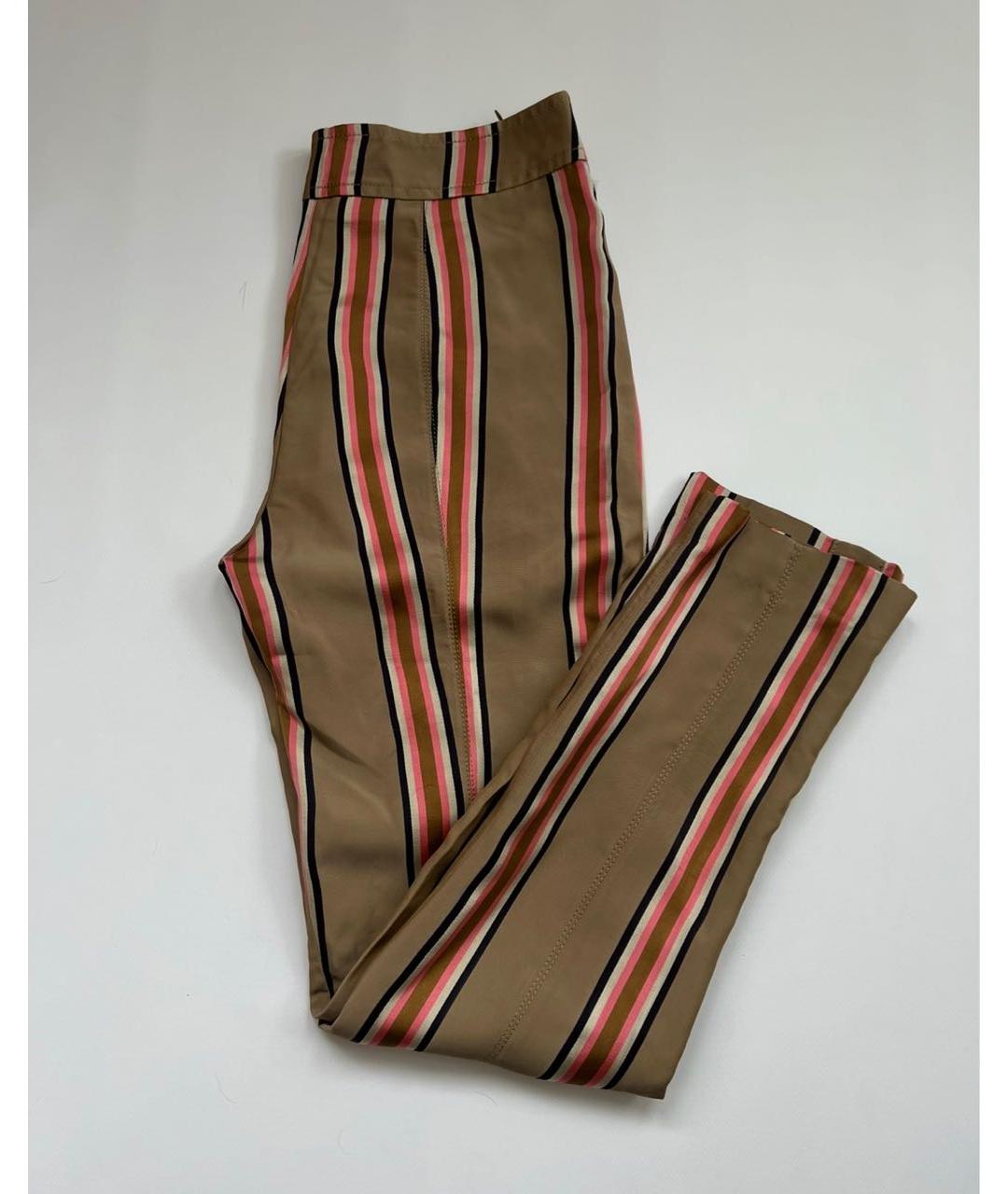 DONDUP Мульти вискозные прямые брюки, фото 2
