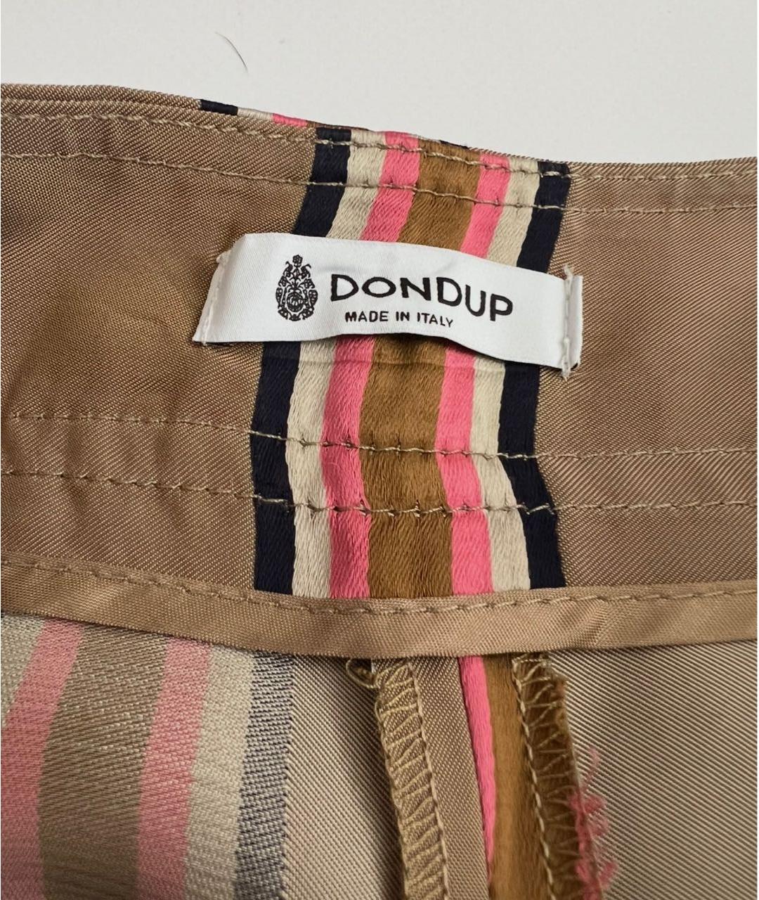 DONDUP Мульти вискозные прямые брюки, фото 3