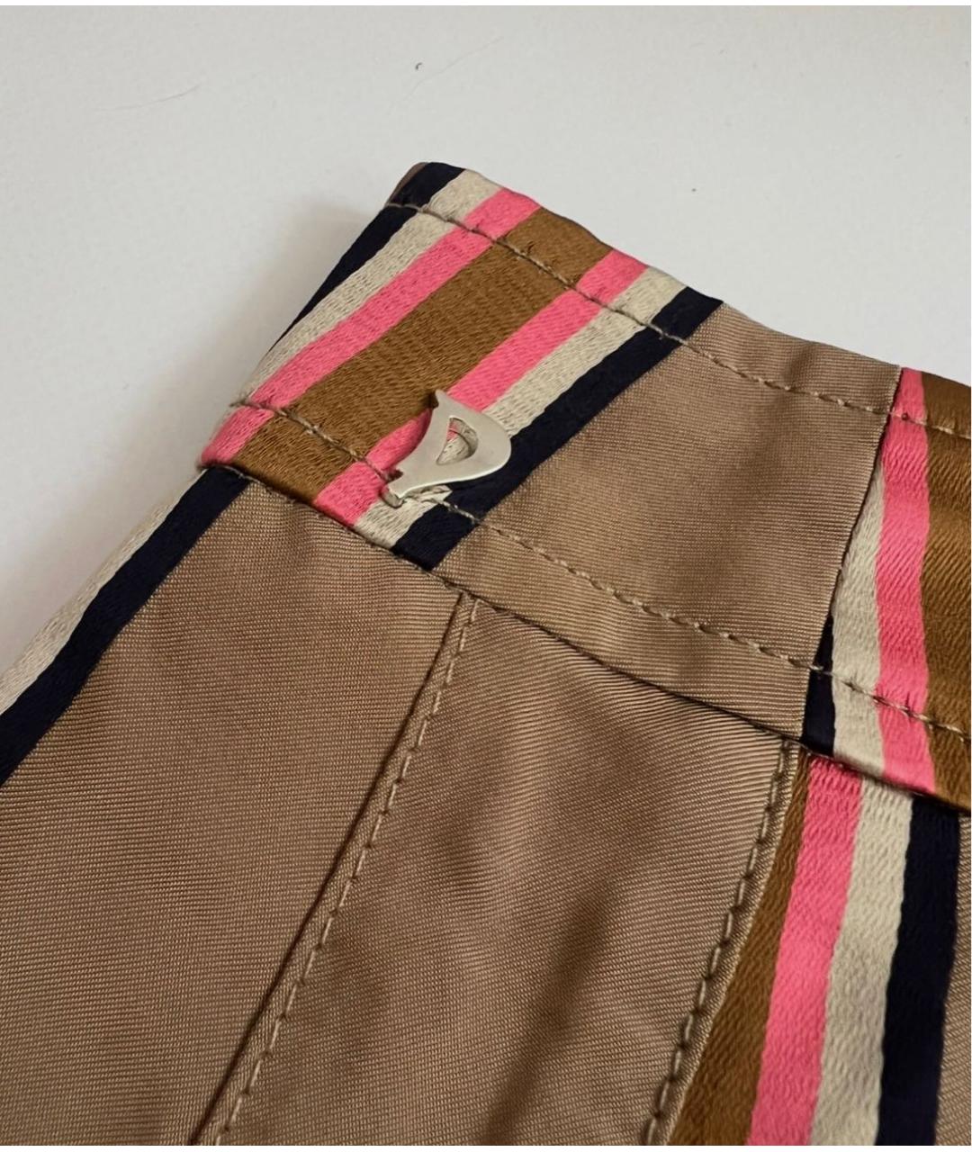 DONDUP Мульти вискозные прямые брюки, фото 4