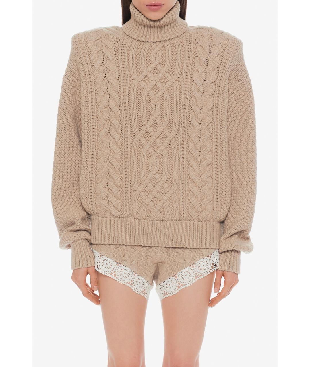 MAGDA BUTRYM Бежевый кашемировый джемпер / свитер, фото 3