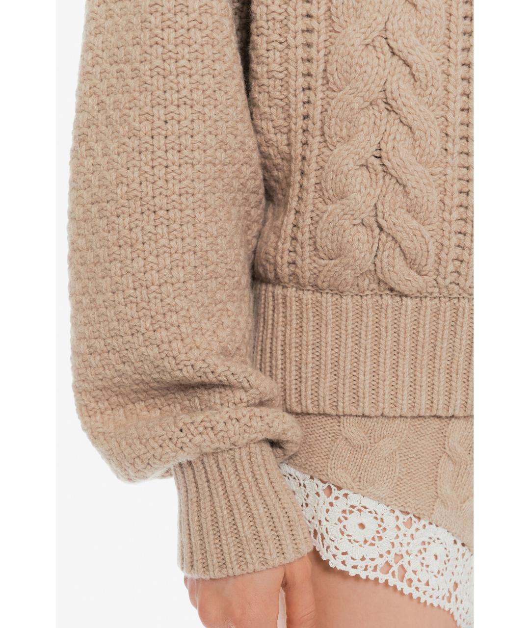 MAGDA BUTRYM Бежевый кашемировый джемпер / свитер, фото 5