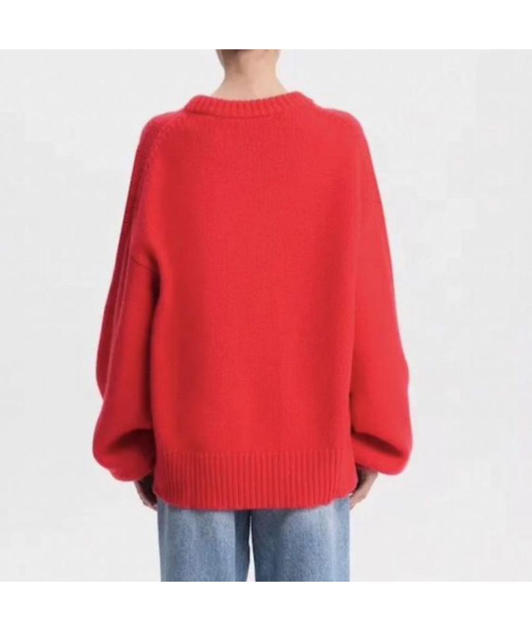 PERVERT Красный шерстяной джемпер / свитер, фото 3