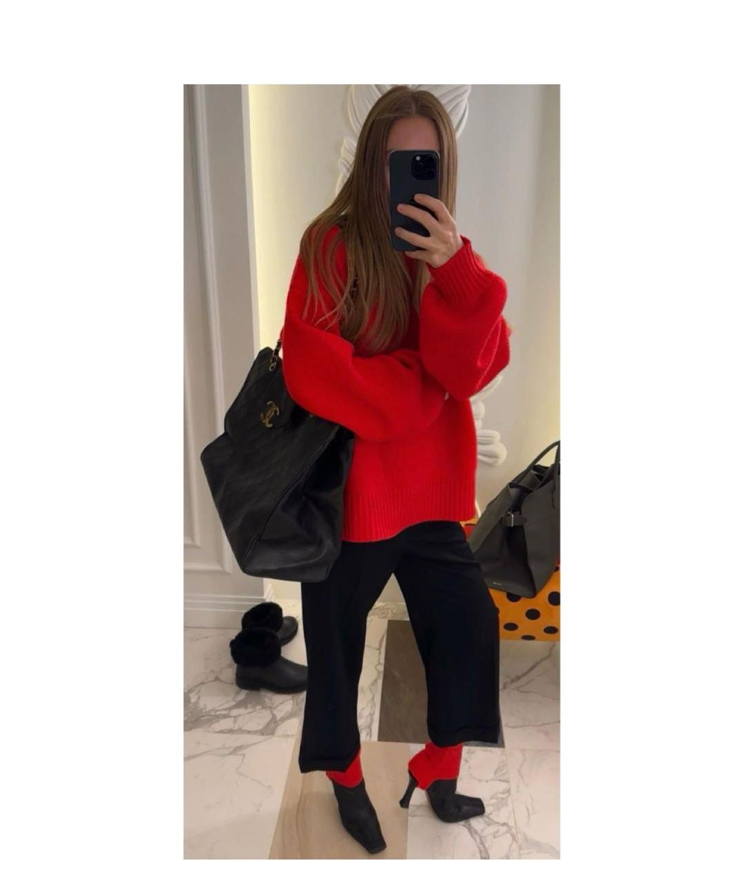 PERVERT Красный шерстяной джемпер / свитер, фото 2