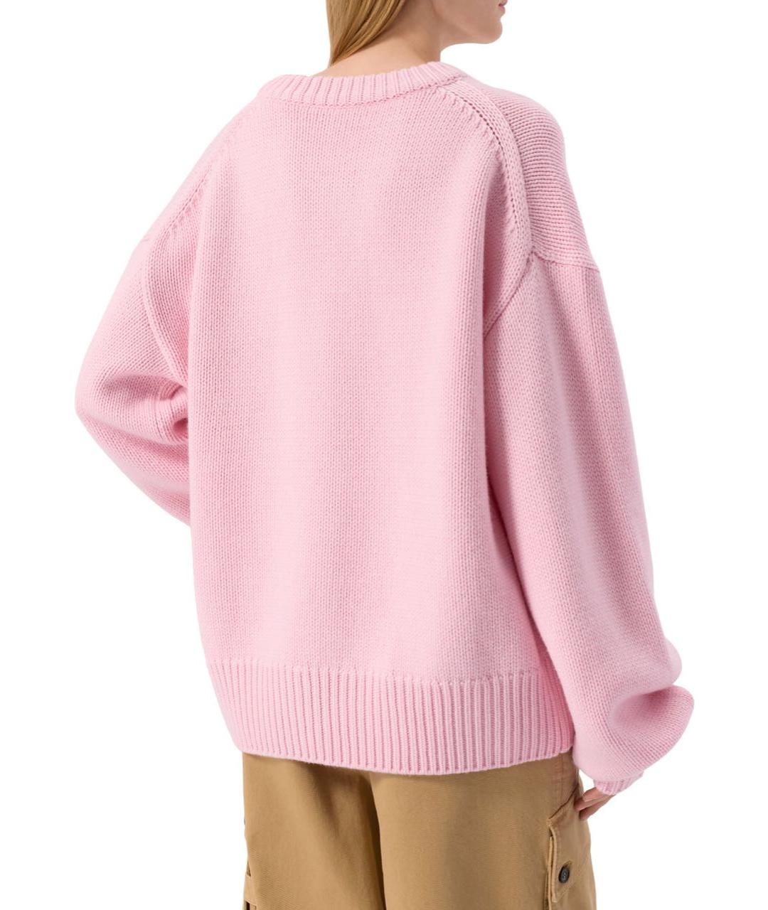 PERVERT Розовый шерстяной джемпер / свитер, фото 4