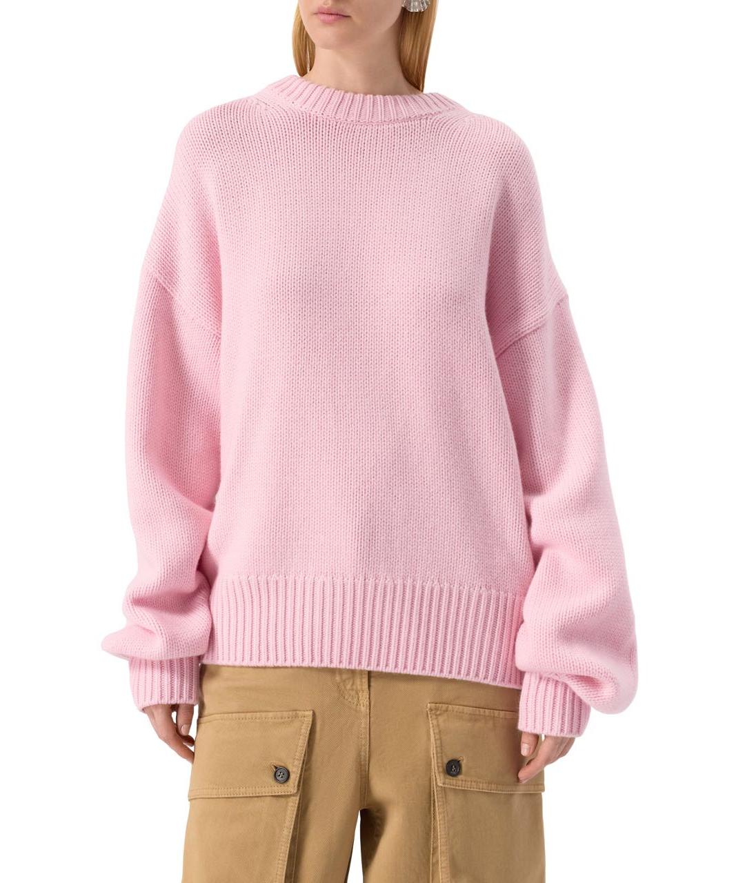 PERVERT Розовый шерстяной джемпер / свитер, фото 2