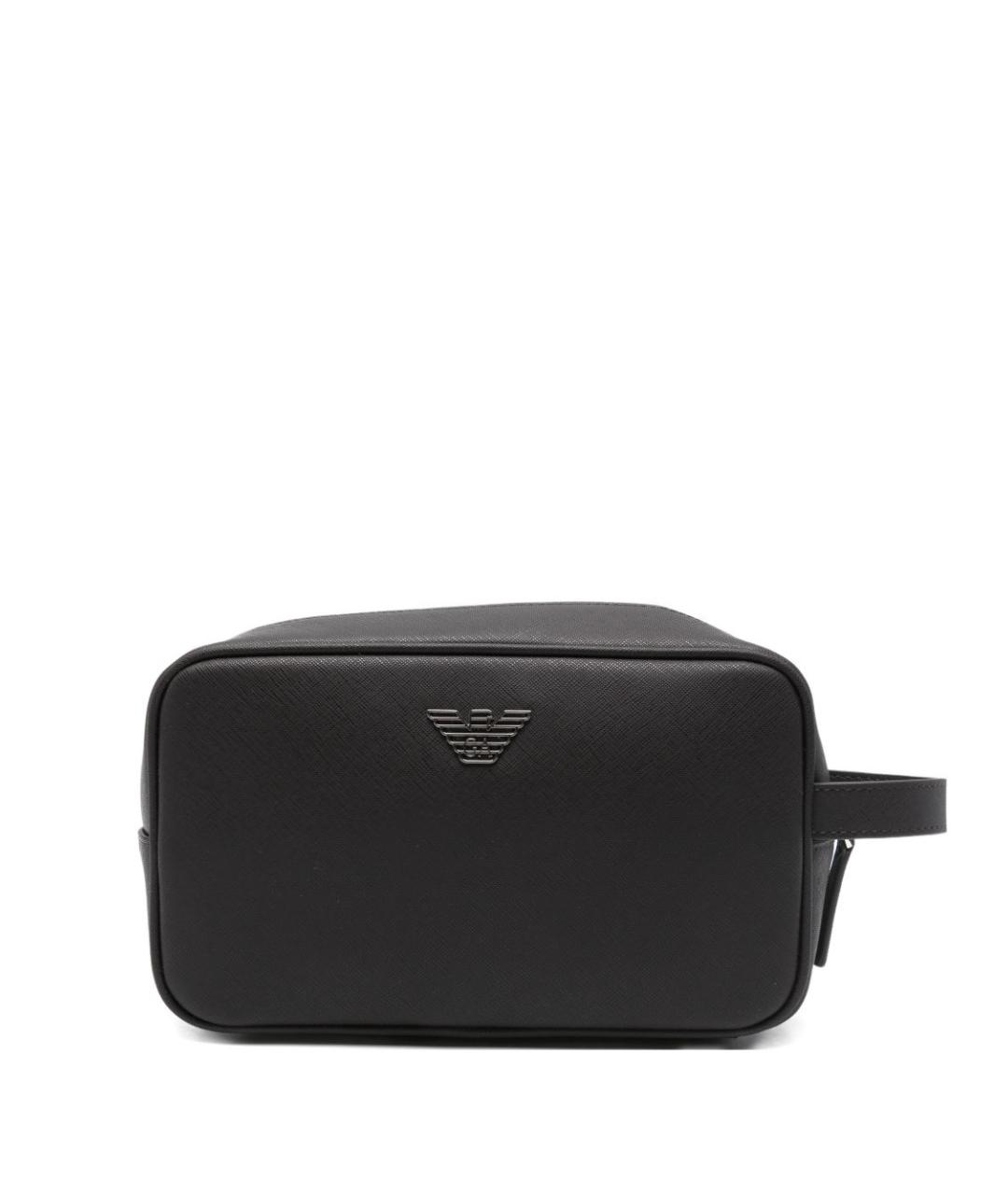 EMPORIO ARMANI Коричневая косметичка, фото 1