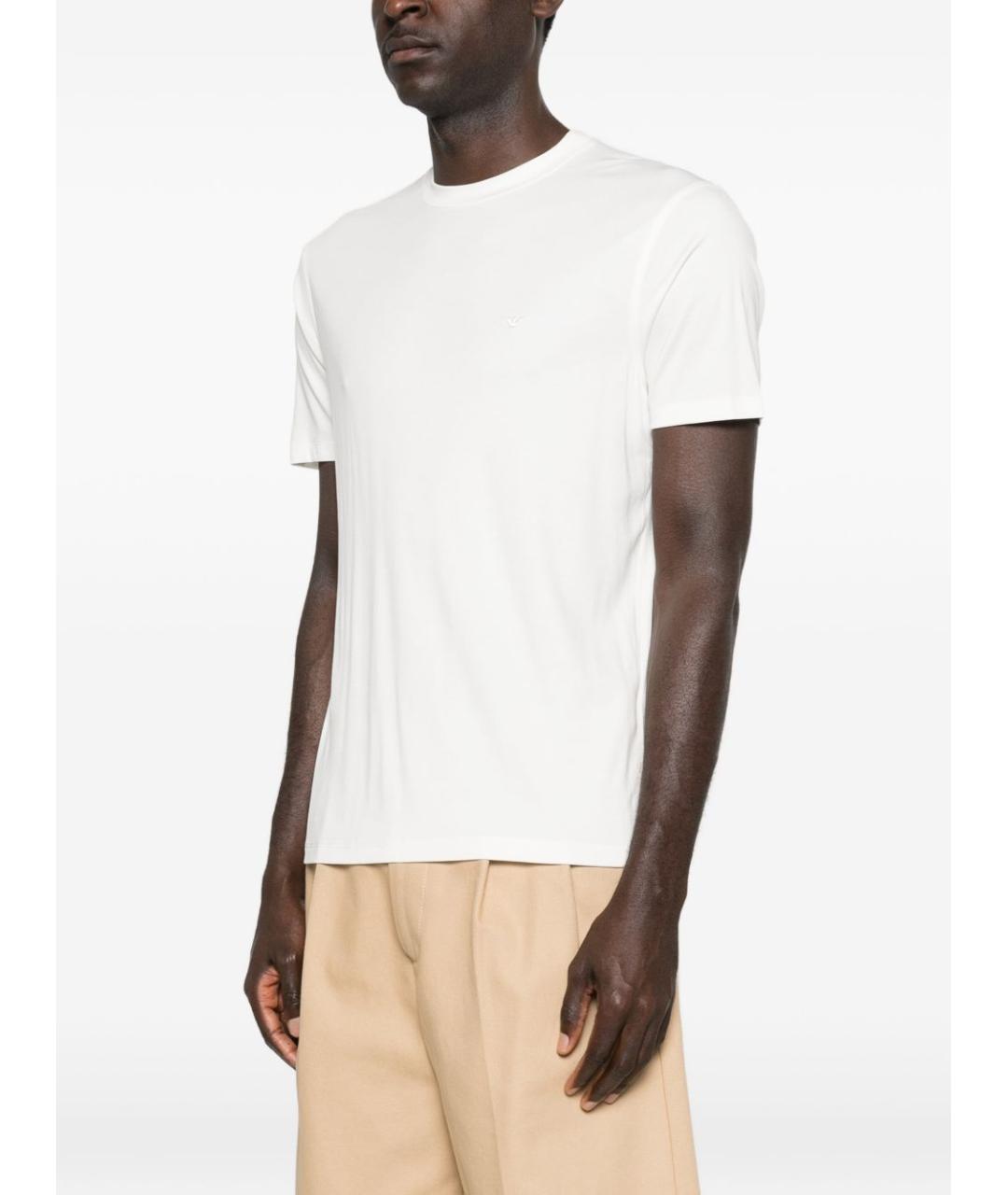 EMPORIO ARMANI Белая футболка, фото 5
