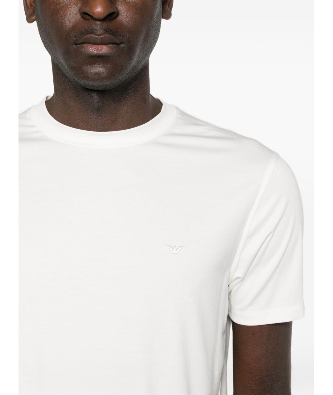 EMPORIO ARMANI Белая футболка, фото 2